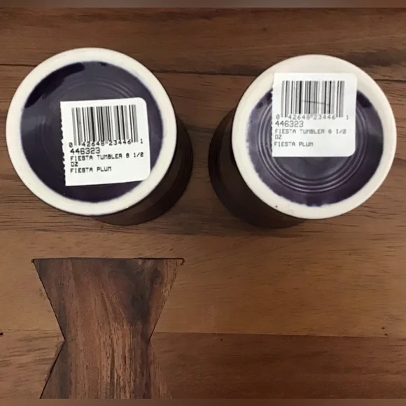 2 Vintage Fiesta Plum Tumblers - Picture 5 of 7
